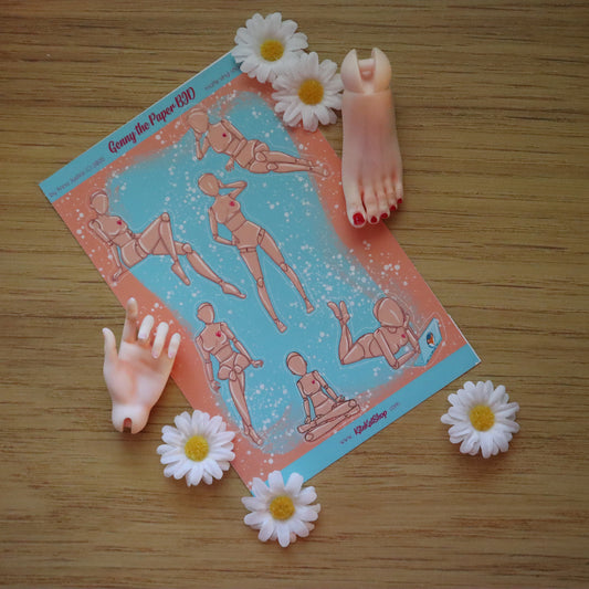 Genny the 2D BJD Sticker Sheet