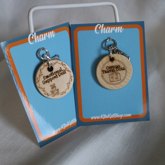 Doll charms - Travel Doll or Emotional Support Doll