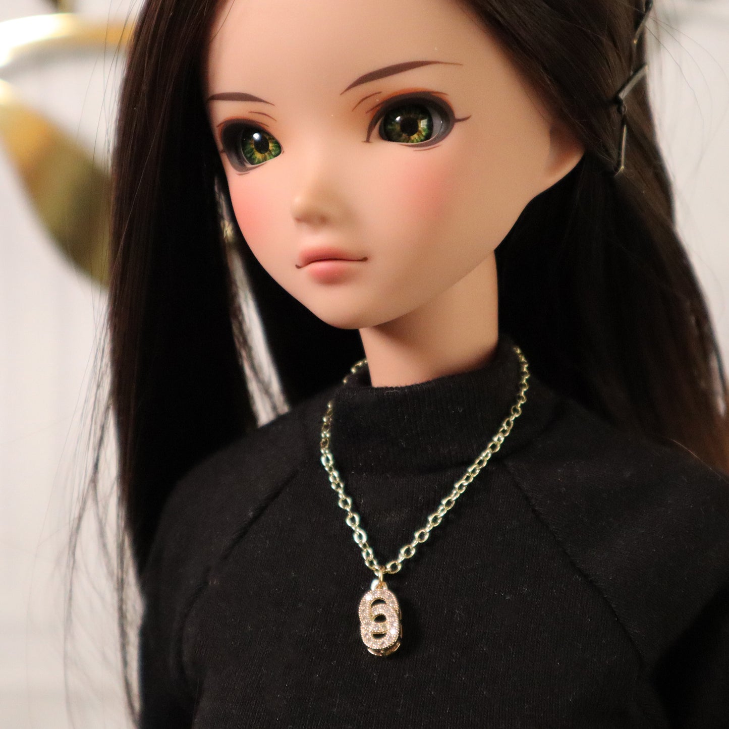 Gold Designer Magnetic Clasp Necklace
