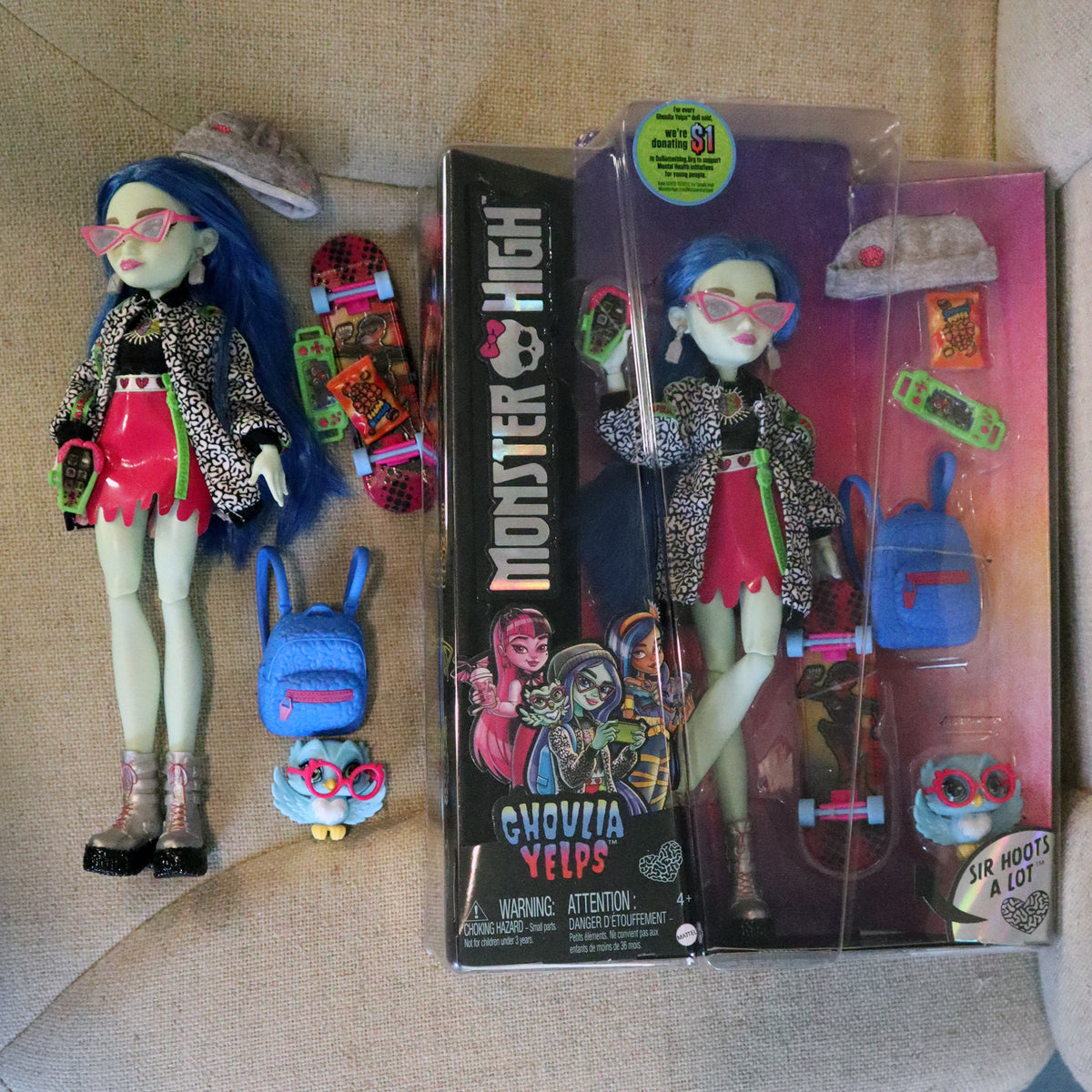 G3 Monster High Ghoulia (PAIR) Target exclusive - 1 complete loose, 1 in box