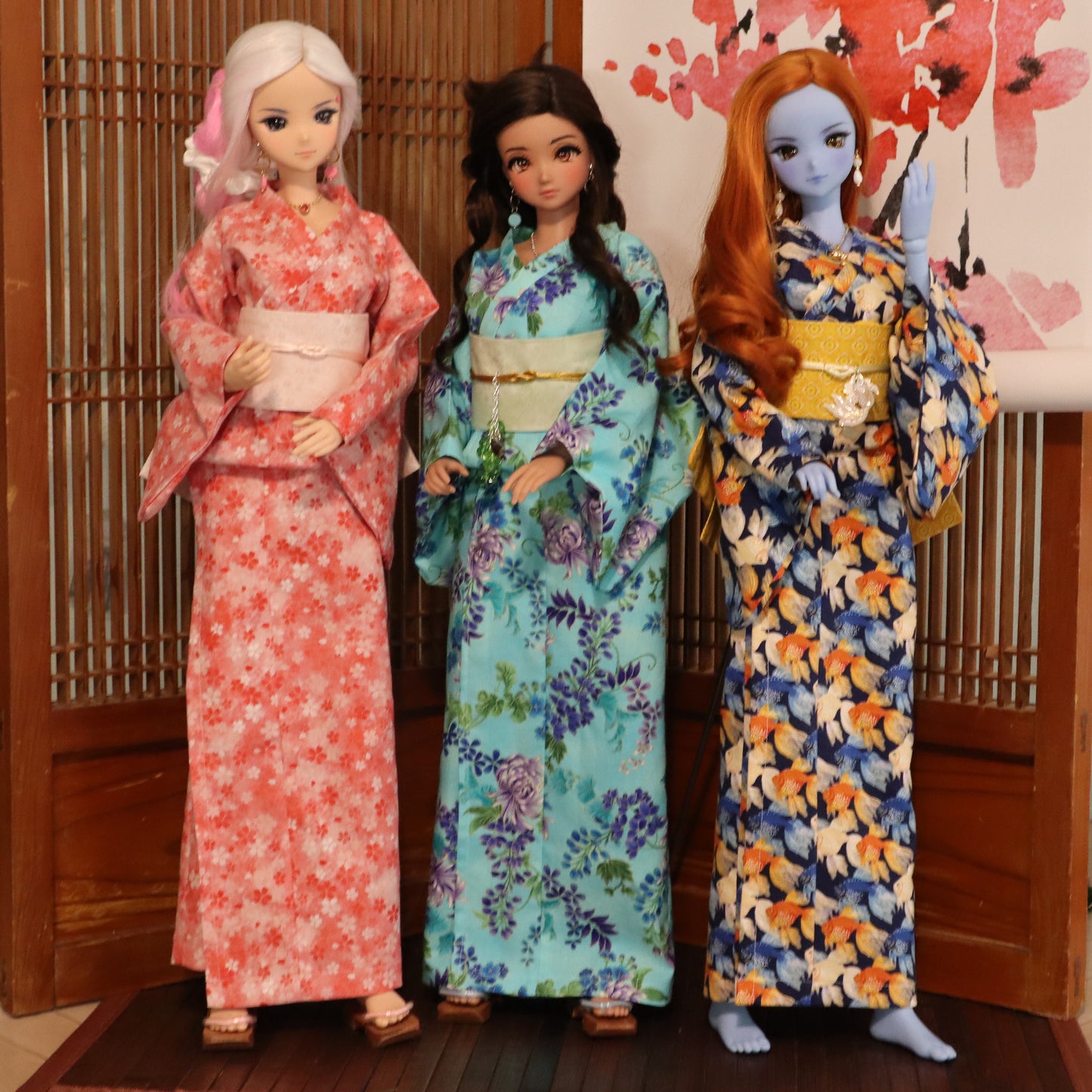 Yukata & Obi for Smart Doll Classic and Pear Girls - Digital Sewing Pattern