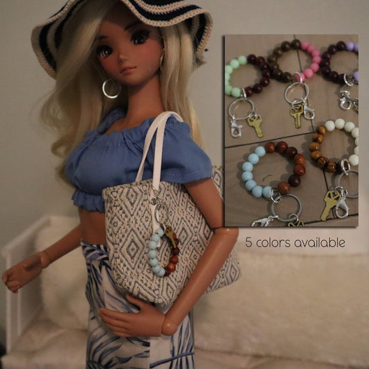 Beaded Purse Charms for 1/3 and 1/4 doll bags, purses and totes