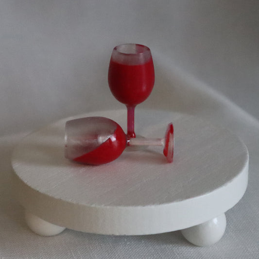 Blood Wine Glass Set - 1/3 scaled prop set for BJD