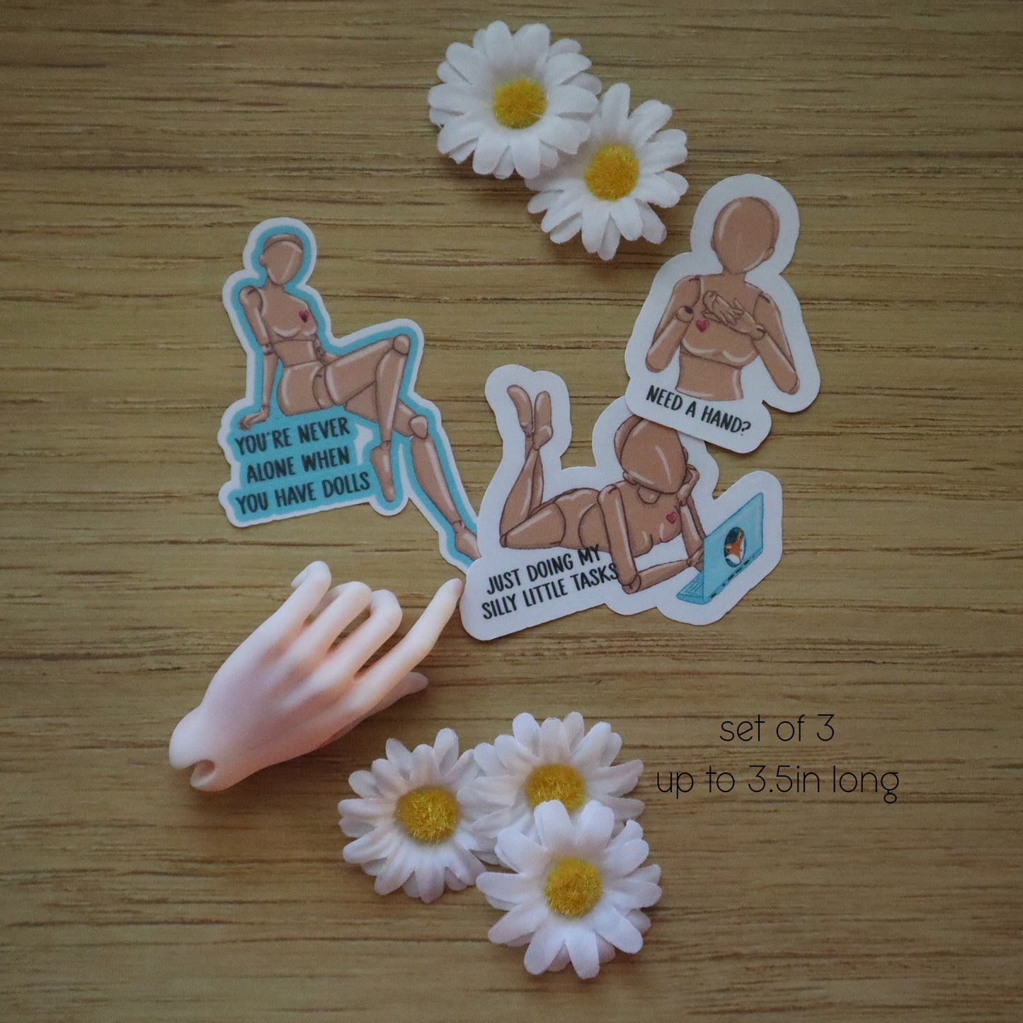 Sticker Set - Genny Speaks BJD collection 2025