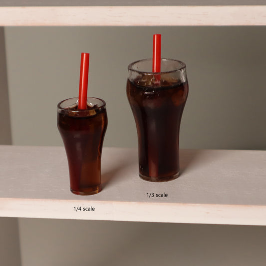 Classic Cola Glass - 1/3 & 1/4 Scale Prop for BJD