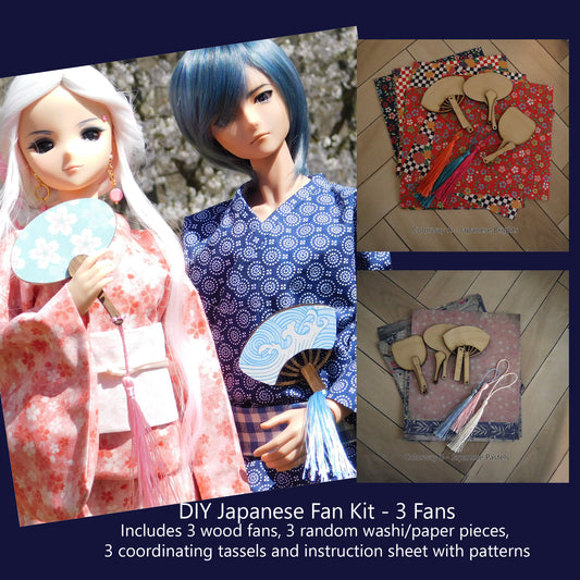 3 Fan DIY Kit for 1:3 scale dolls