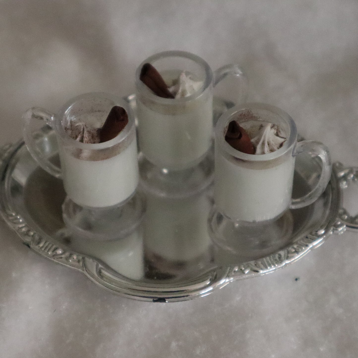 Holiday Egg Nog Cups - 1/3 scale prop for BJD