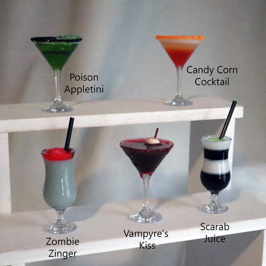 Spooky Drinks - 1/3 Scale Prop Set for BJD - Choice of 5 Flavors