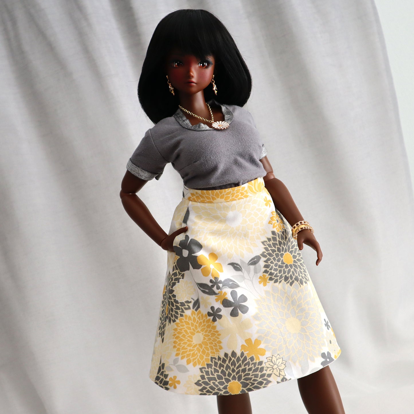 Flaired Skirt for Smart Doll Pear - Digital Sewing Pattern