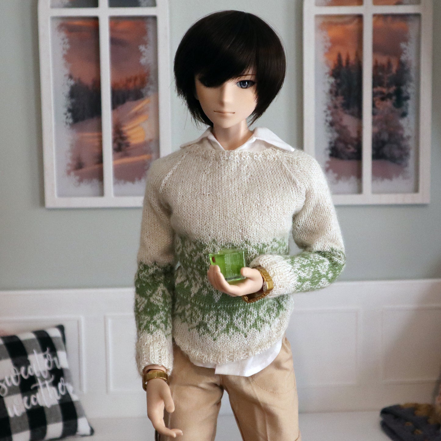 Holiday Cocktails - 1/3 & 1/4 scale prop for BJD - Choice of 7 Flavors