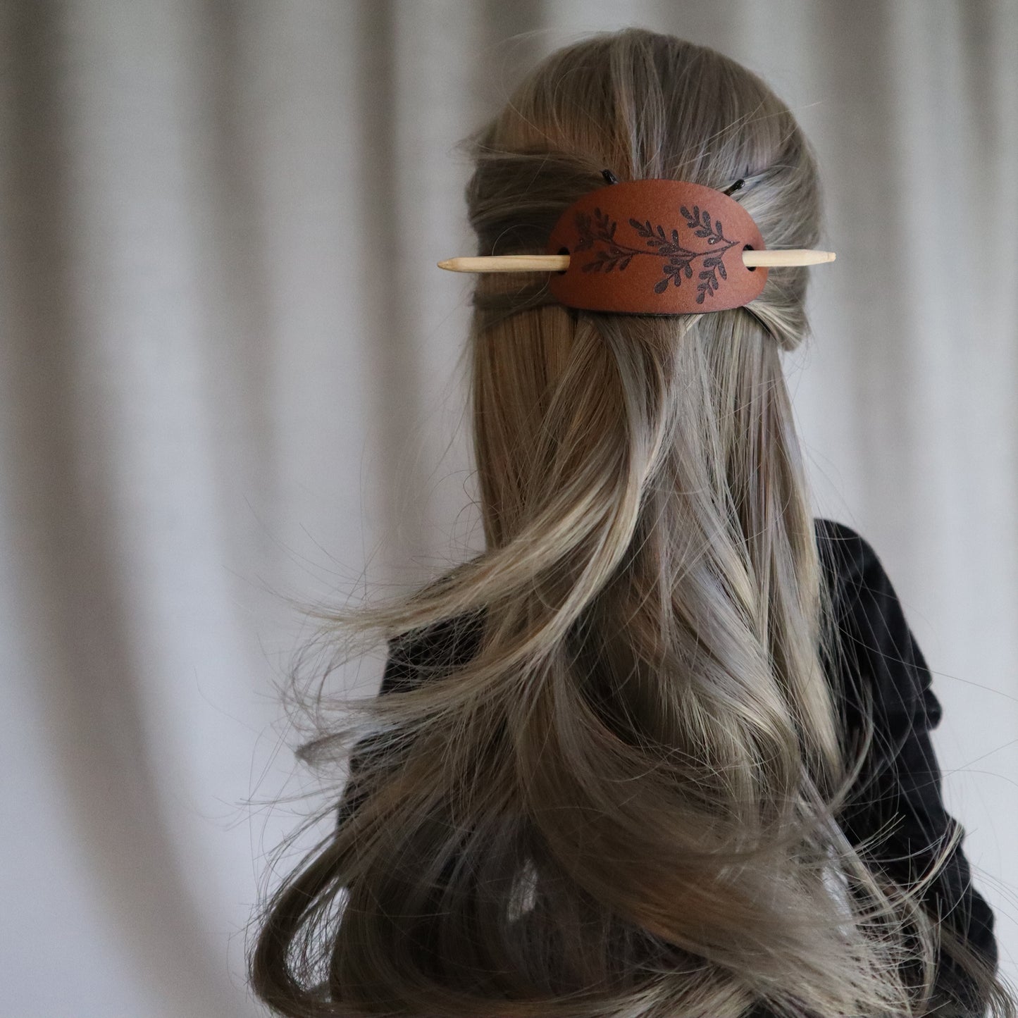 Leatherette Hair Accessory for Smartdoll (8in head) Rawhide or Dark Umber