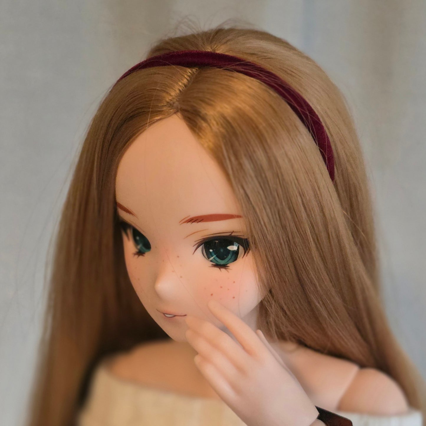 Velvet Headband Set Halloween - metal headbands for 7-8 inch doll head