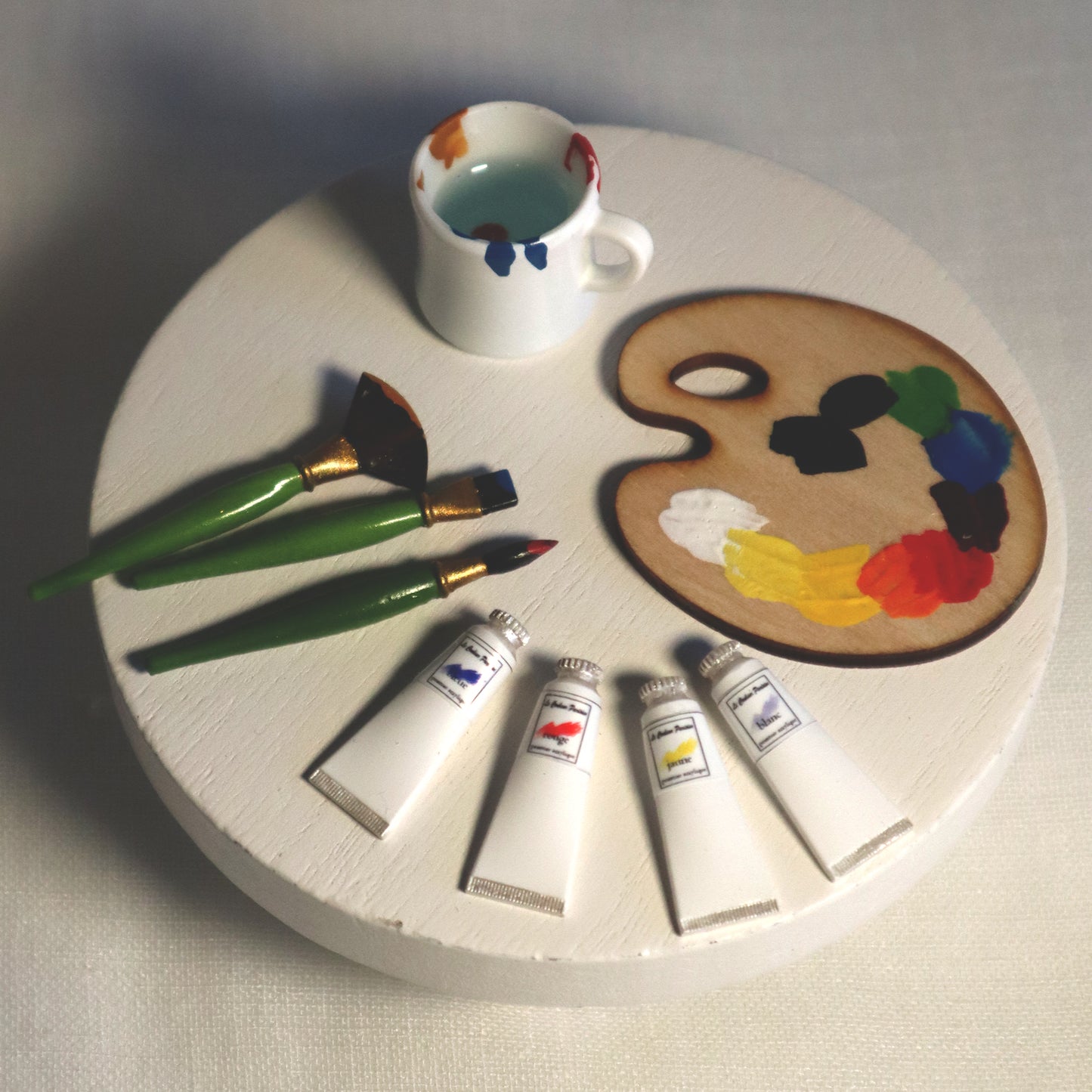 Artist Supplies (inspired by Virtual Doll Convention) - 1/4 scale prop set