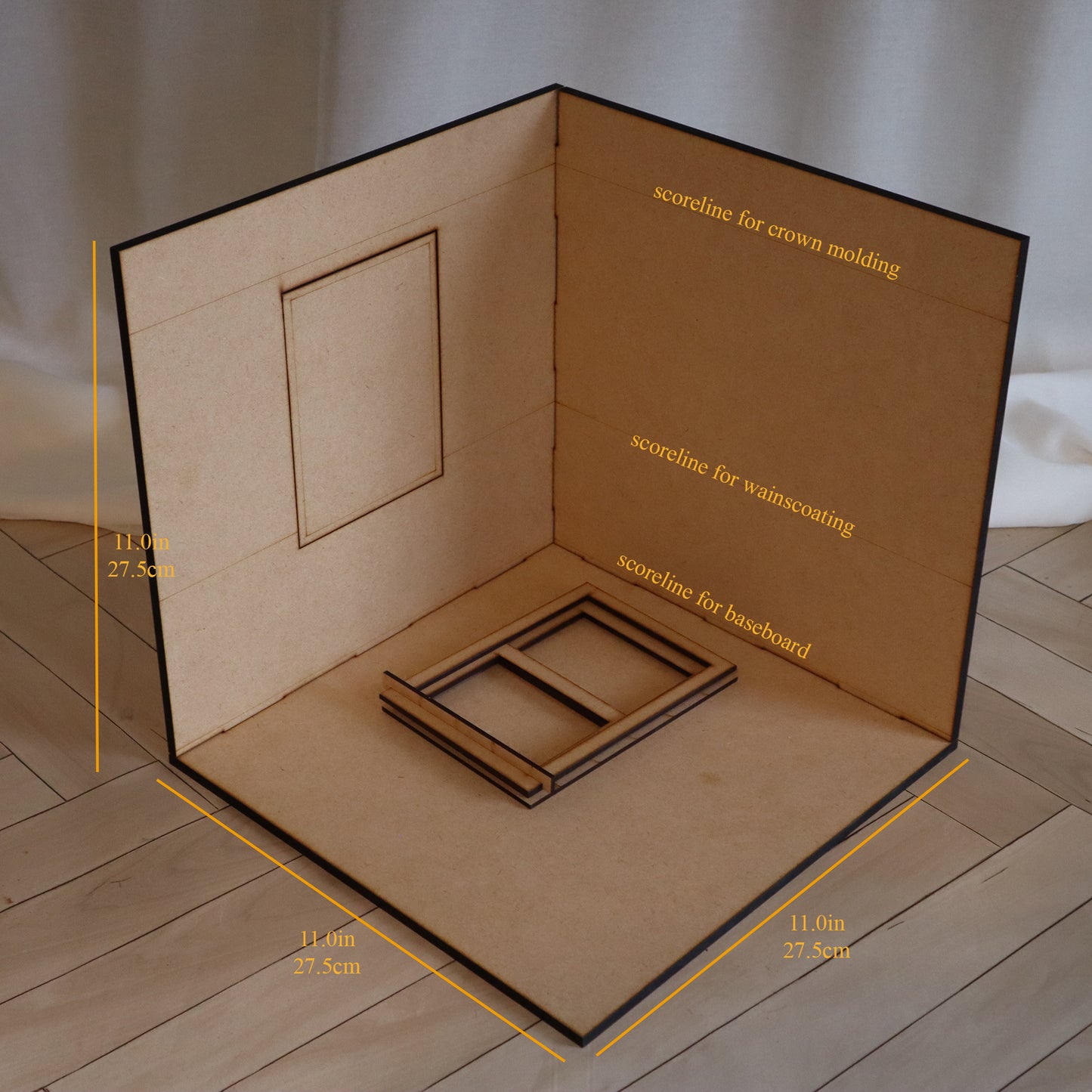 1:12 scale Diorama Room Kit - 3 types and customization
