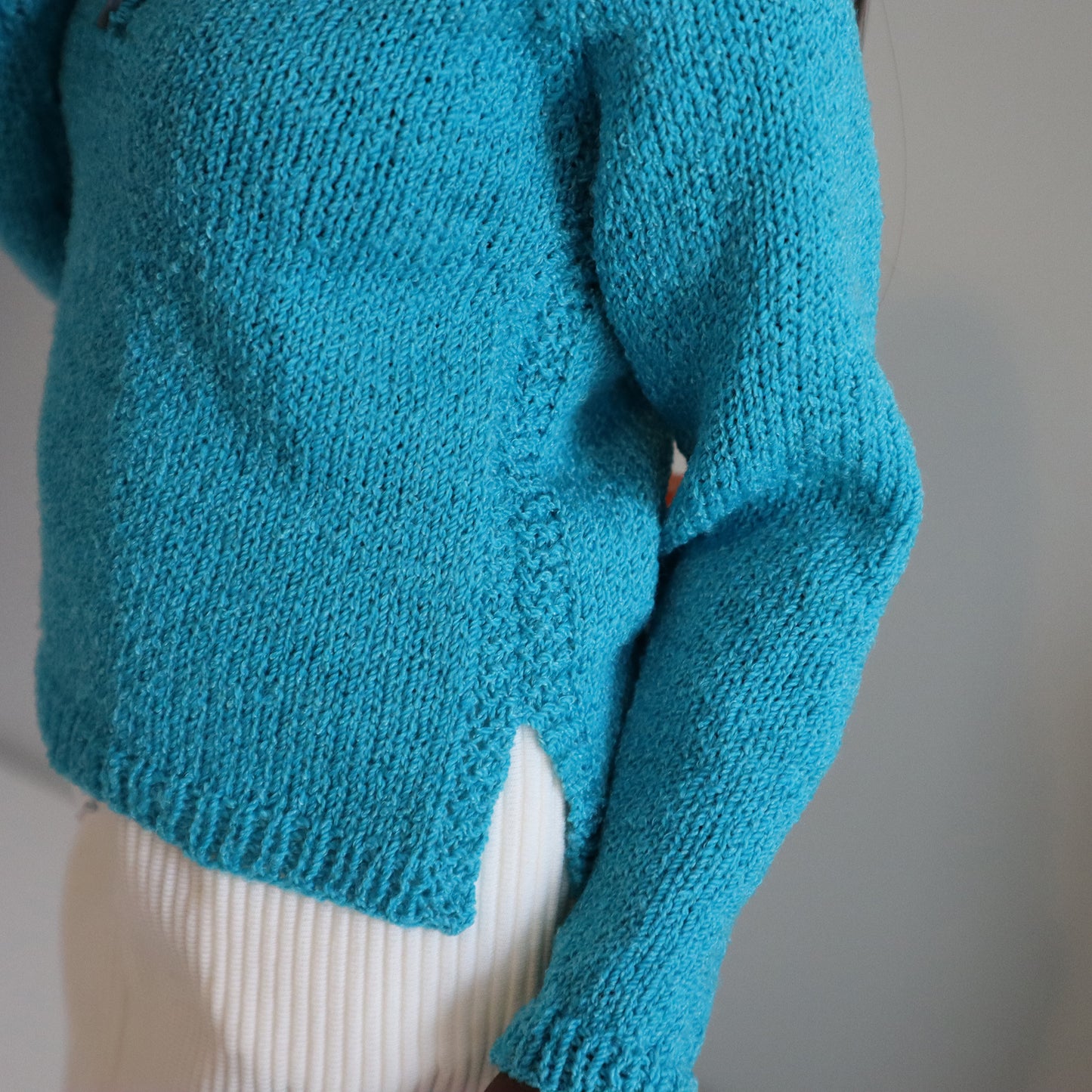 Collared Knitted Pullover for Smart Doll Pear - Digital Knitting Pattern
