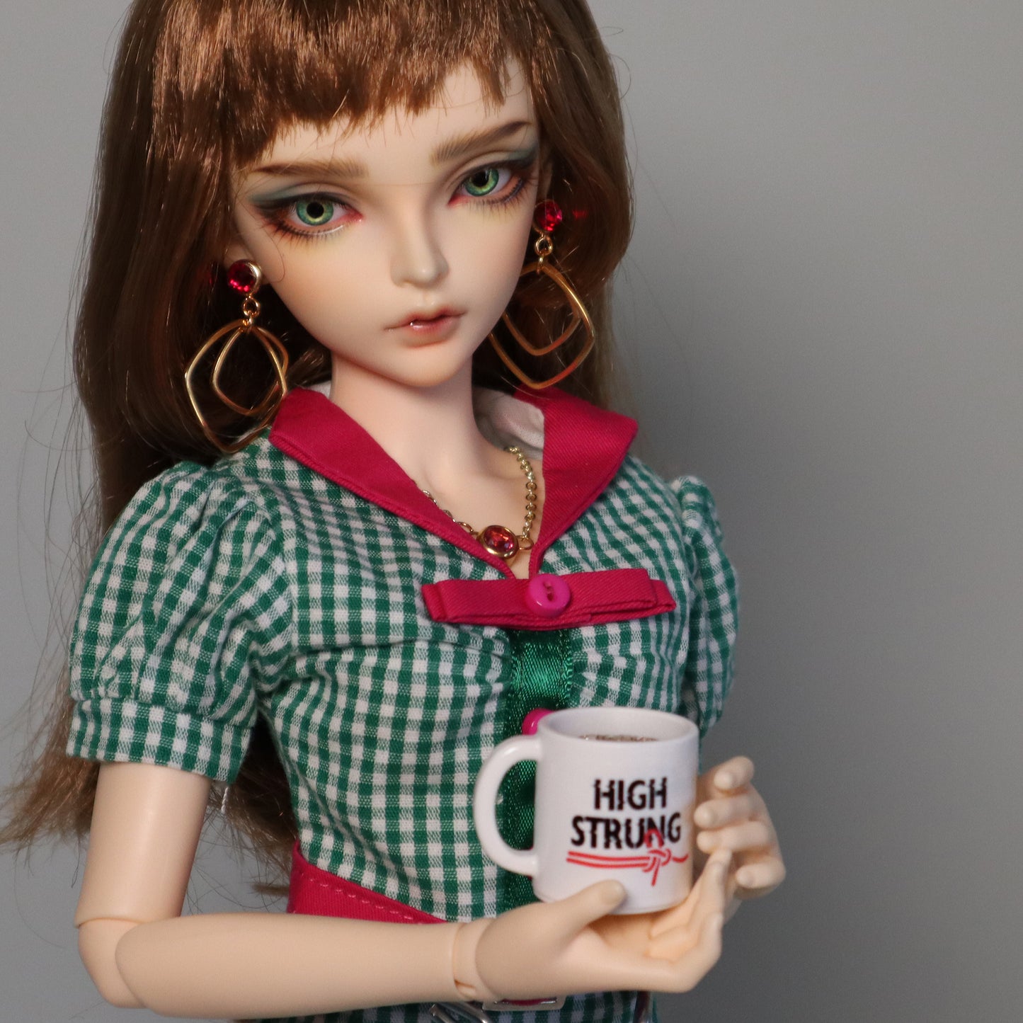Novelty Mug w/ Inserts - 5 designs - 1/4 Scale Prop Set for BJD