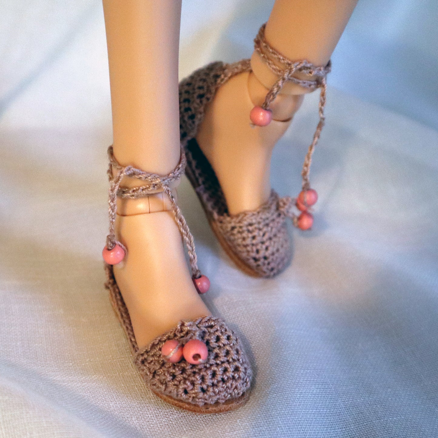 Crochet Smartdoll Espadrille Sandals - Digital Crochet Pattern