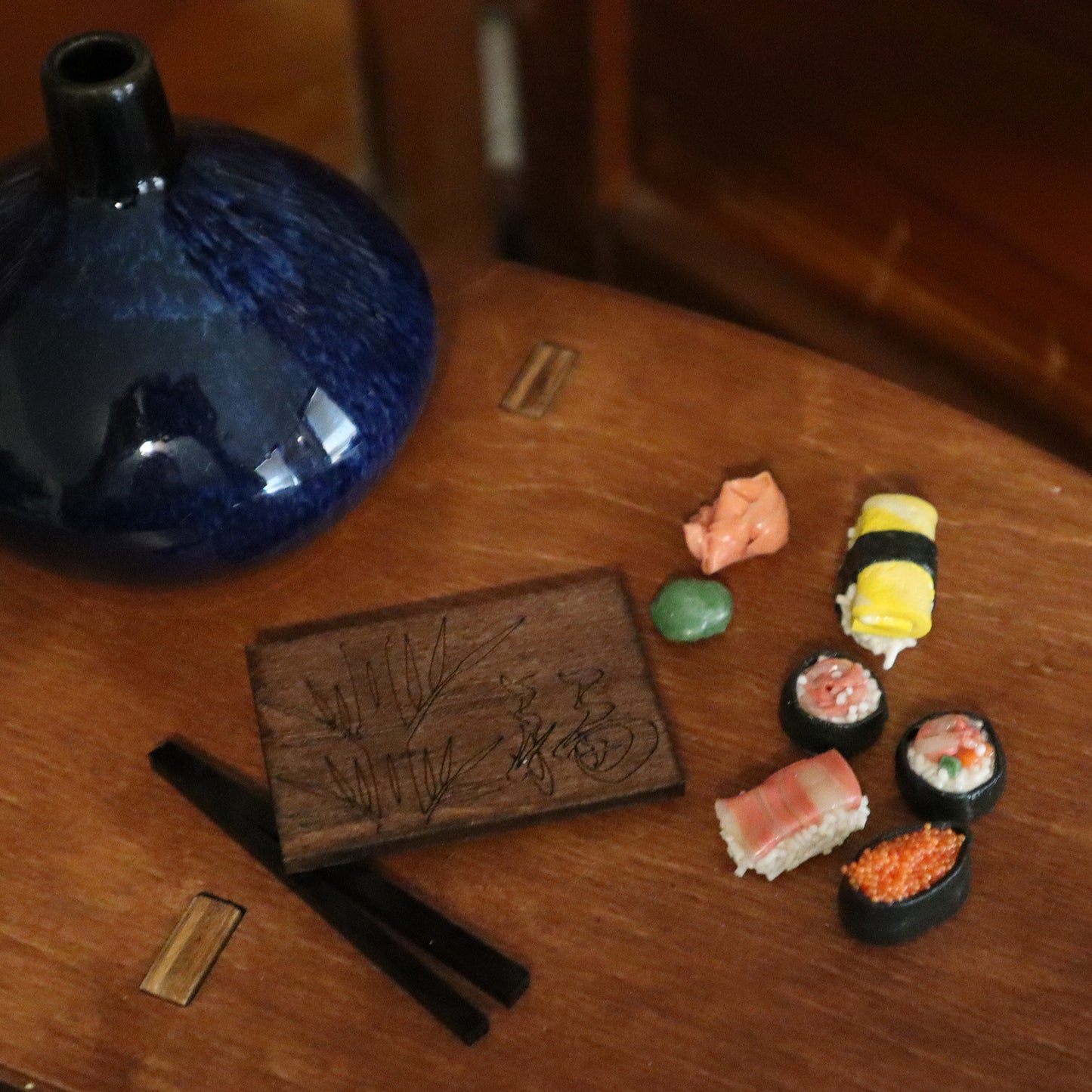 Sushi Set v.2 with Tray and Chopsticks for BJDs