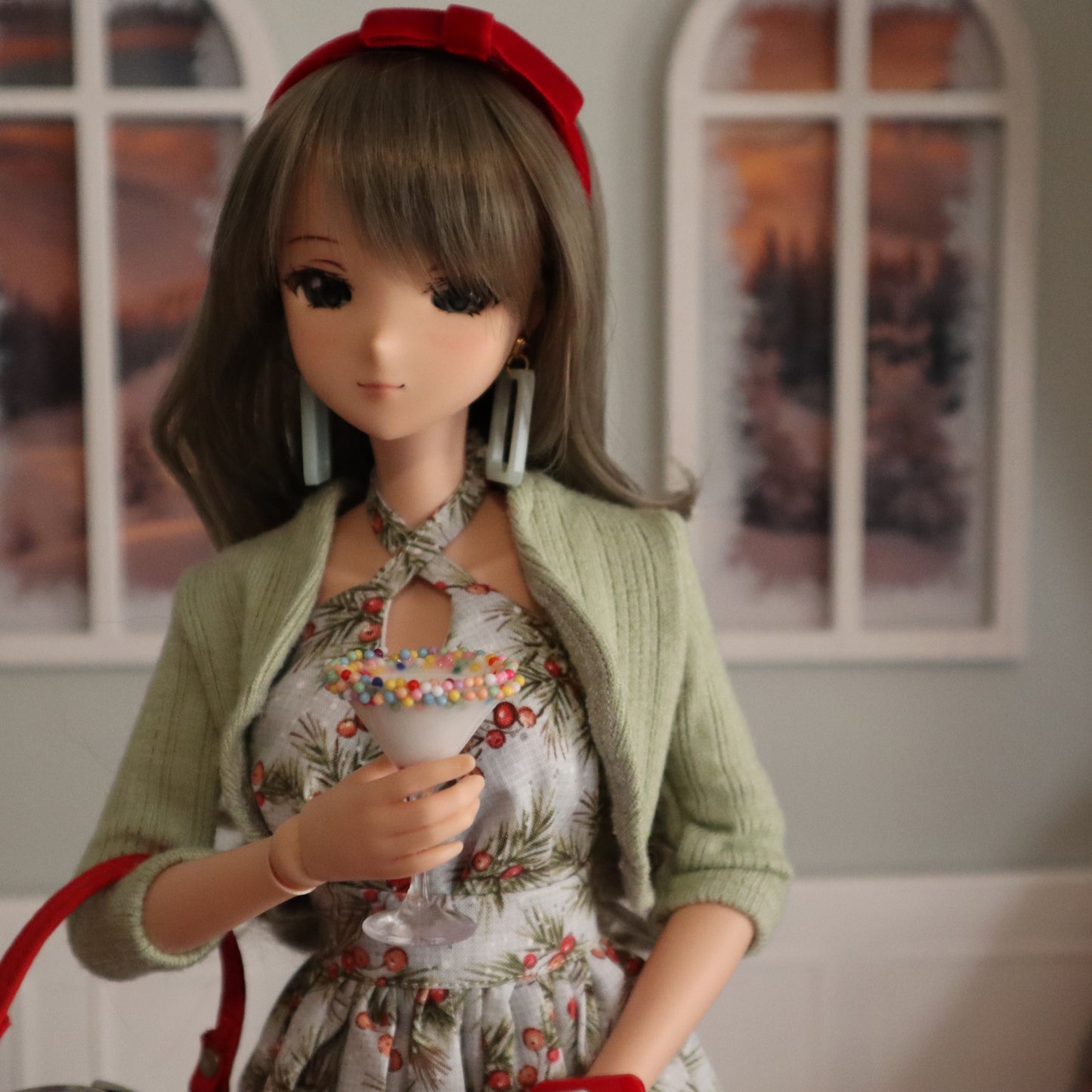 Holiday Cocktails - 1/3 & 1/4 scale prop for BJD - Choice of 7 Flavors