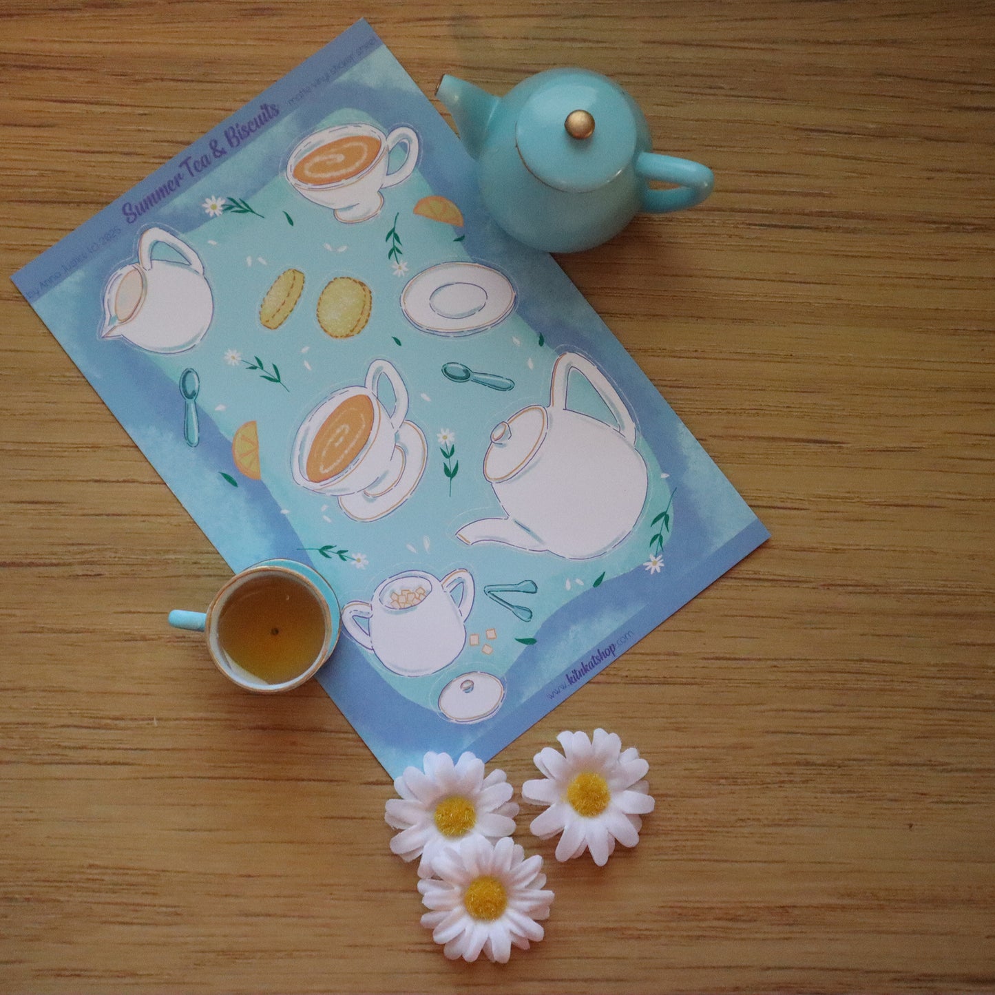 Tea & Biscuits Sticker Sheet
