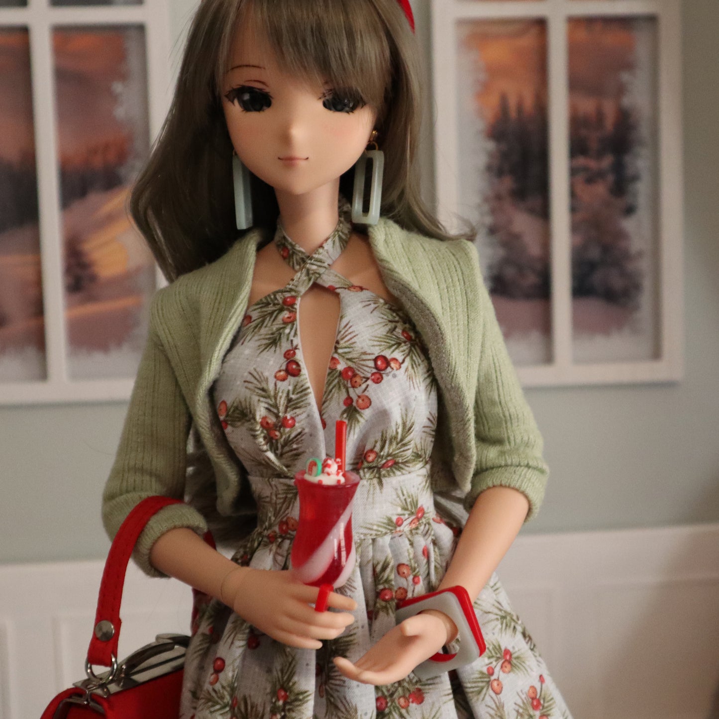 Holiday Cocktails - 1/3 & 1/4 scale prop for BJD - Choice of 7 Flavors