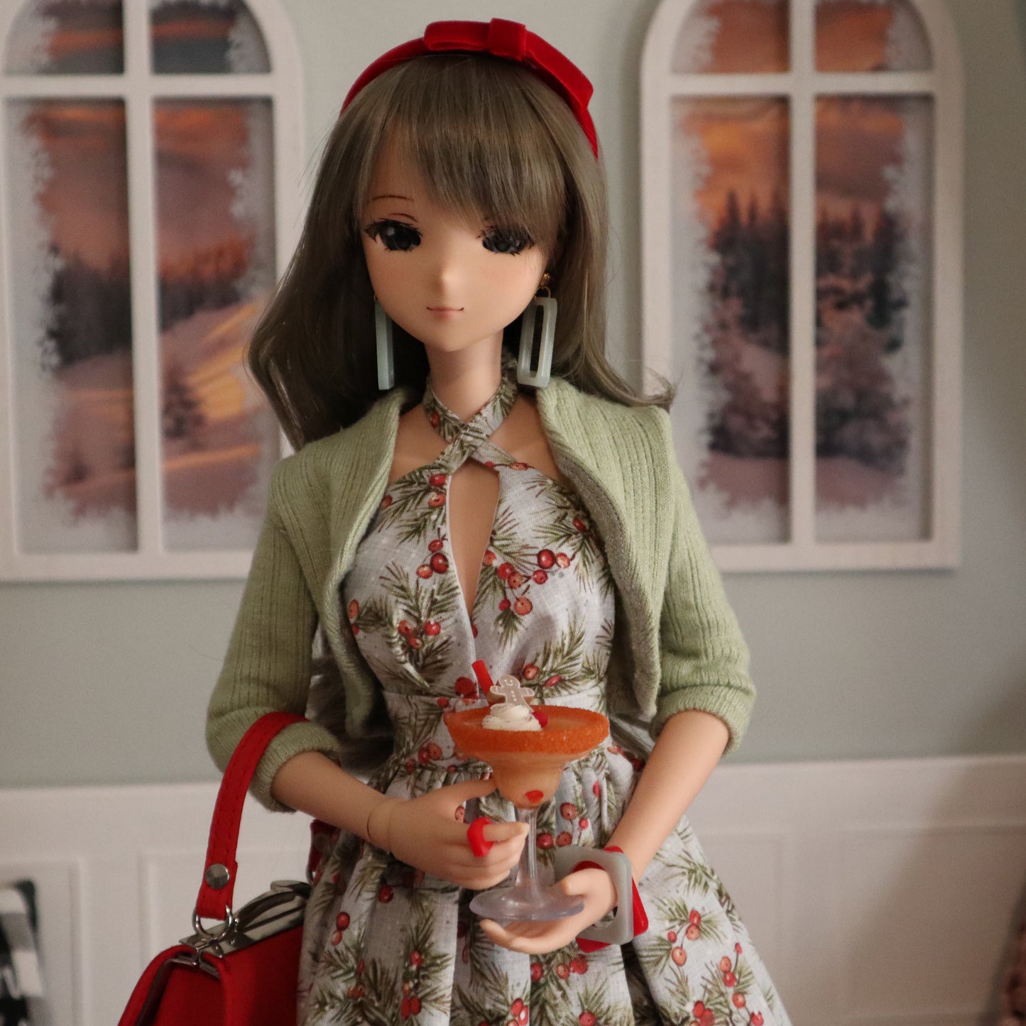 Holiday Cocktails - 1/3 & 1/4 scale prop for BJD - Choice of 7 Flavors