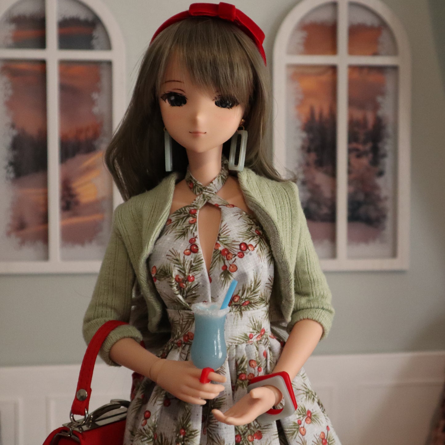 Holiday Cocktails - 1/3 & 1/4 scale prop for BJD - Choice of 7 Flavors