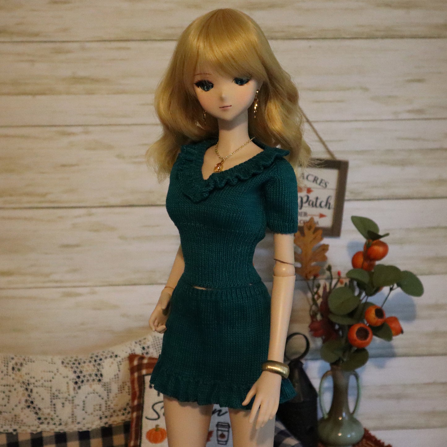 V Neck Pullover for Smart Doll Classic - Digital Knitting Pattern