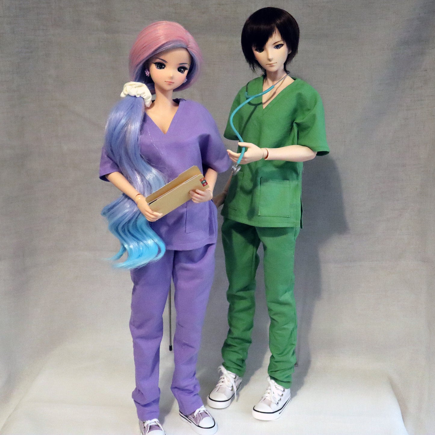 Scrubs Unisex for Smart Doll Classic and Smart Doll Macho and Slim Males - Digital Sewing Pattern