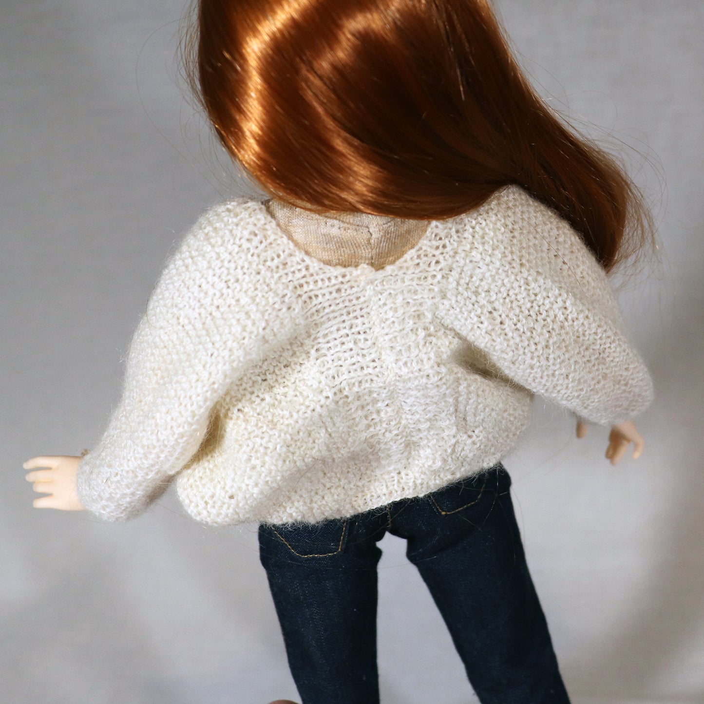 Digital Pattern for Hand Knit Butterfly Shrug for Slim MSD such as Minifee