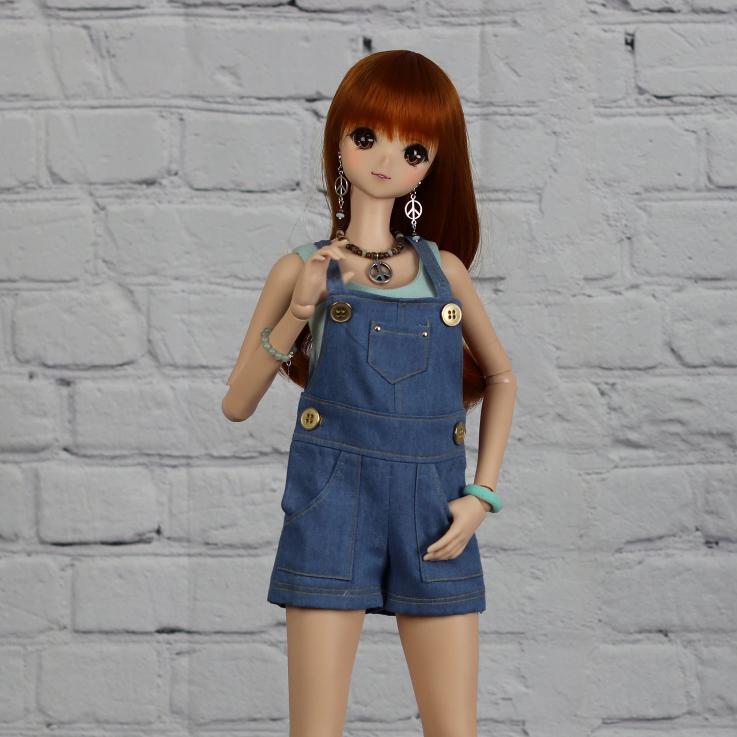 Short Overalls/ Dungarees for Smart Doll Classic - Digital Sewing Pattern