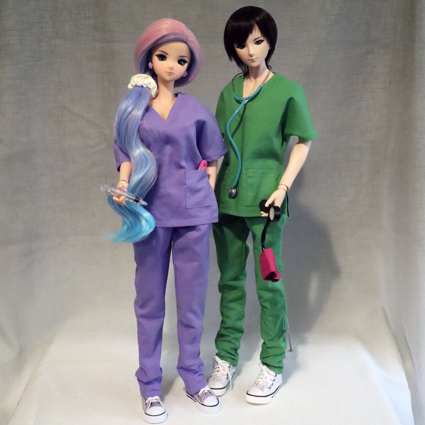 Scrubs Unisex for Smart Doll Classic and Smart Doll Macho and Slim Males - Digital Sewing Pattern