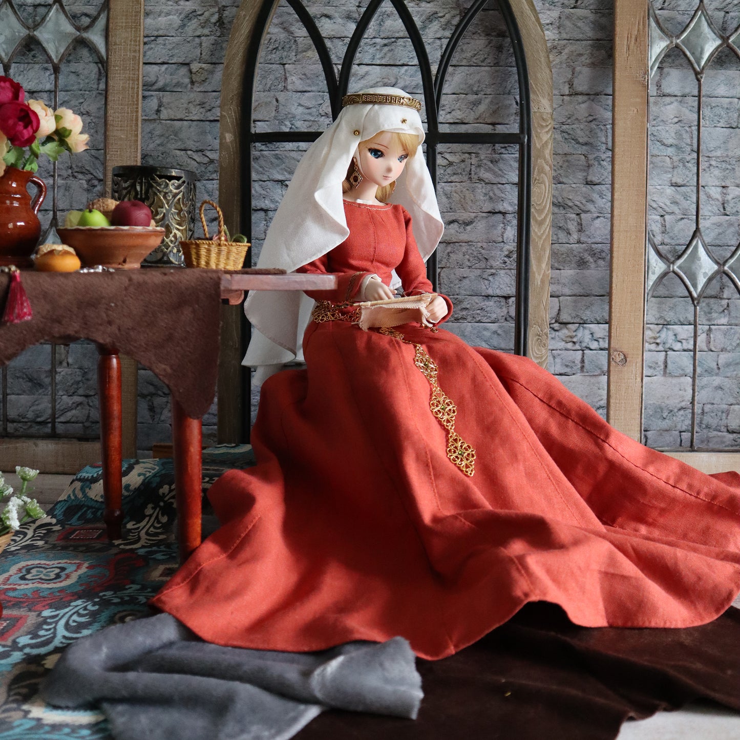 Medieval Kirtle and Chemise for Smart Doll Classic - Digital Sewing Pattern