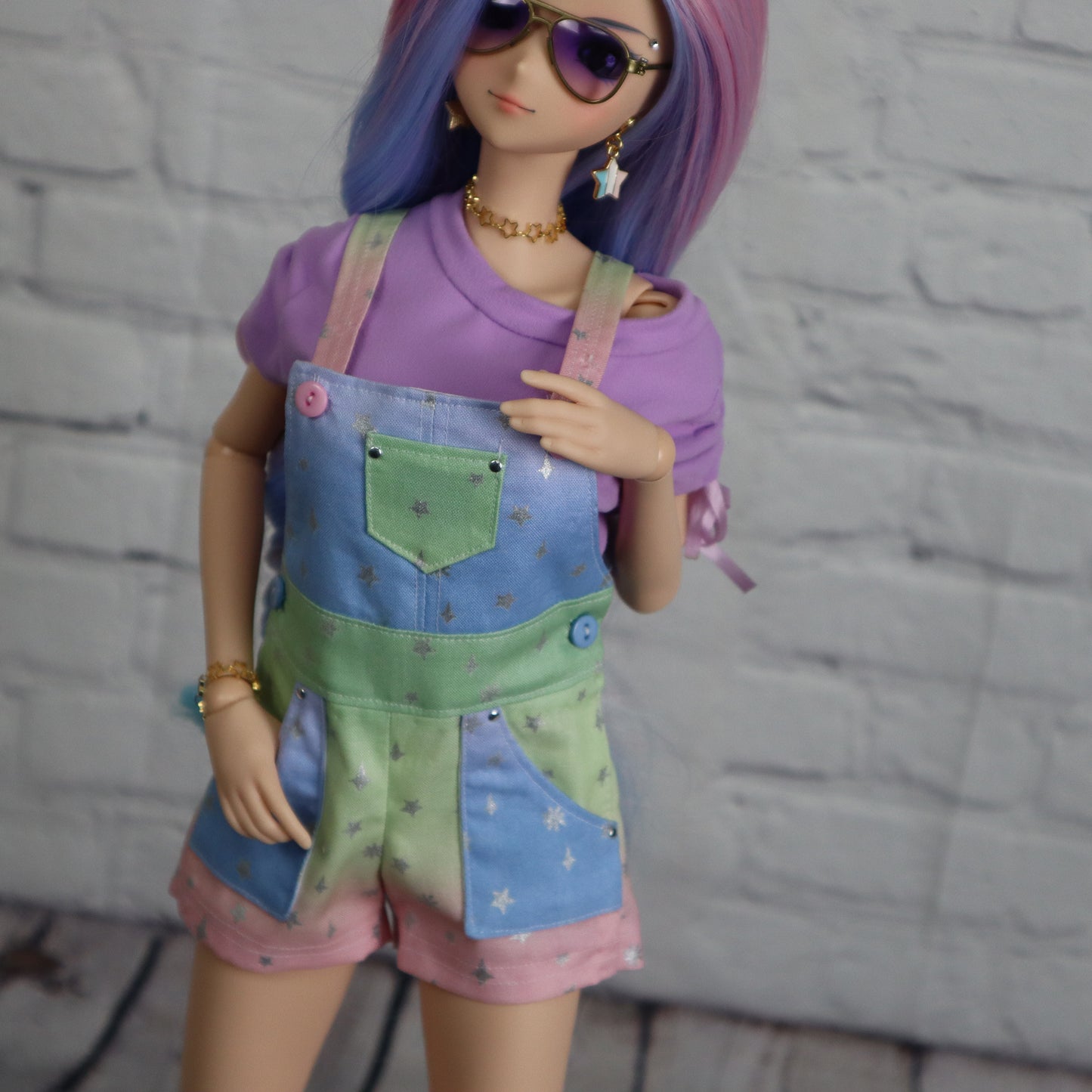 Short Overalls/ Dungarees for Smart Doll Classic - Digital Sewing Pattern