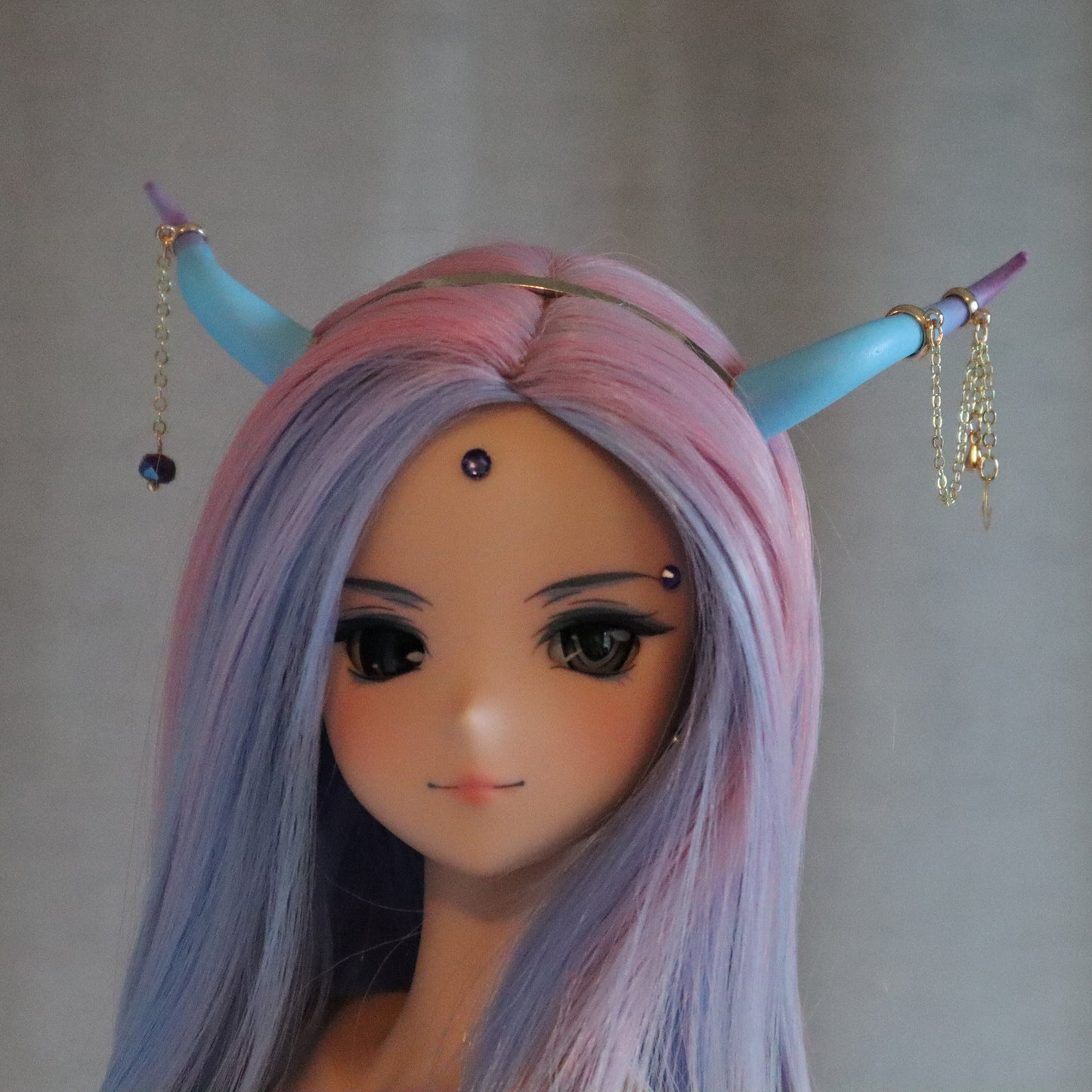 Fantasy Bejeweled Magnetic Cosplay / Costume Horns