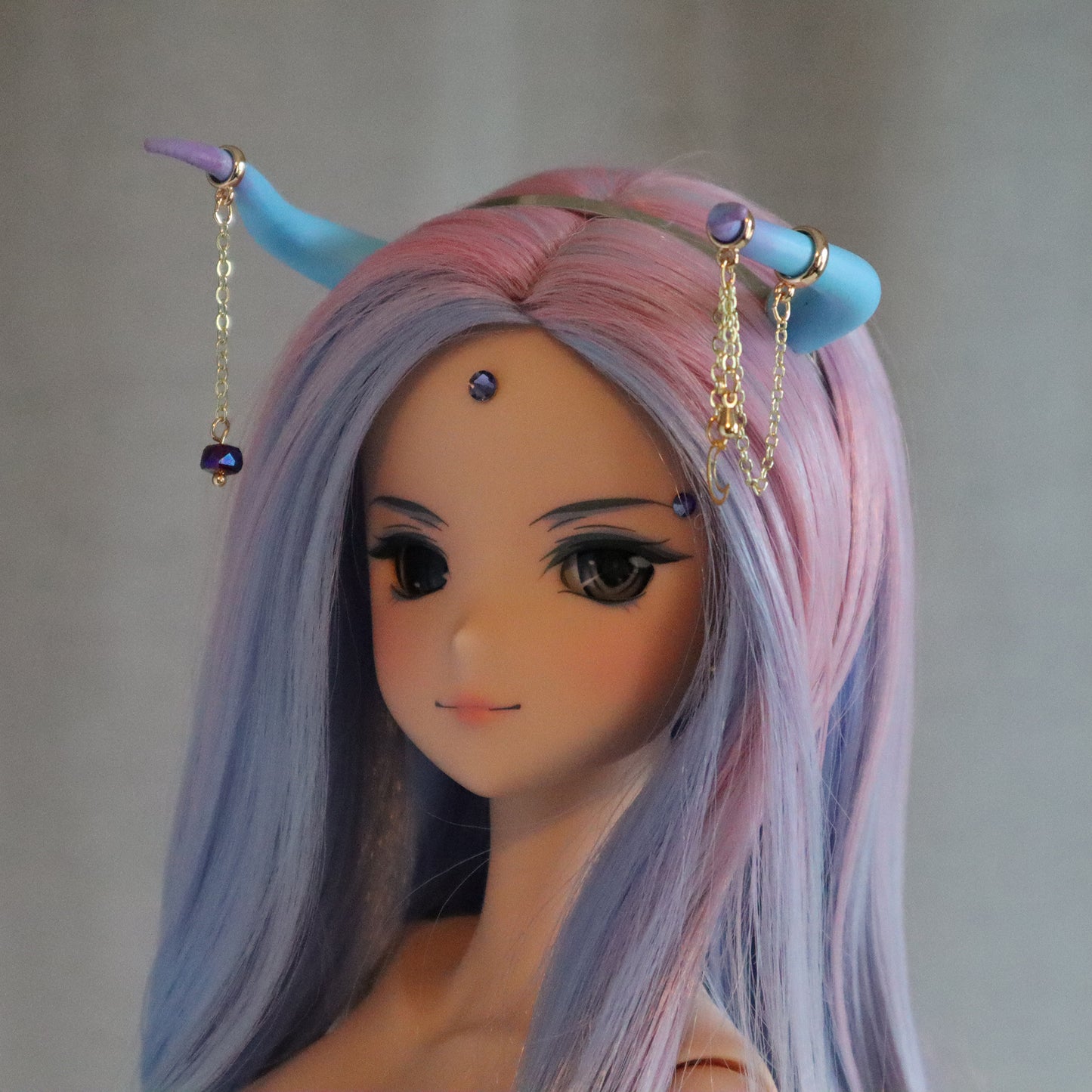 Fantasy Bejeweled Magnetic Cosplay / Costume Horns