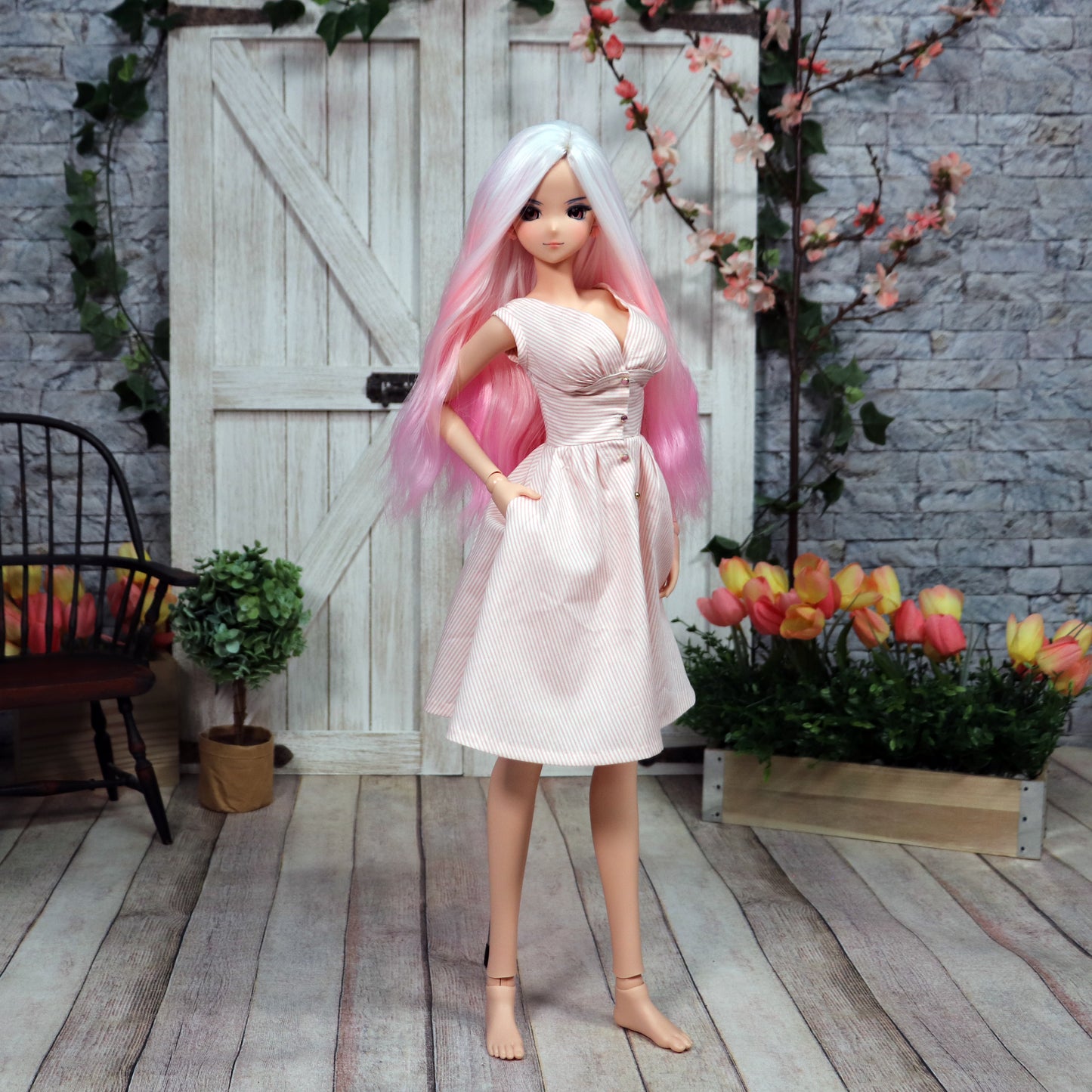 Corset Waist Sundress for Smart Doll Classic - Digital Sewing Pattern