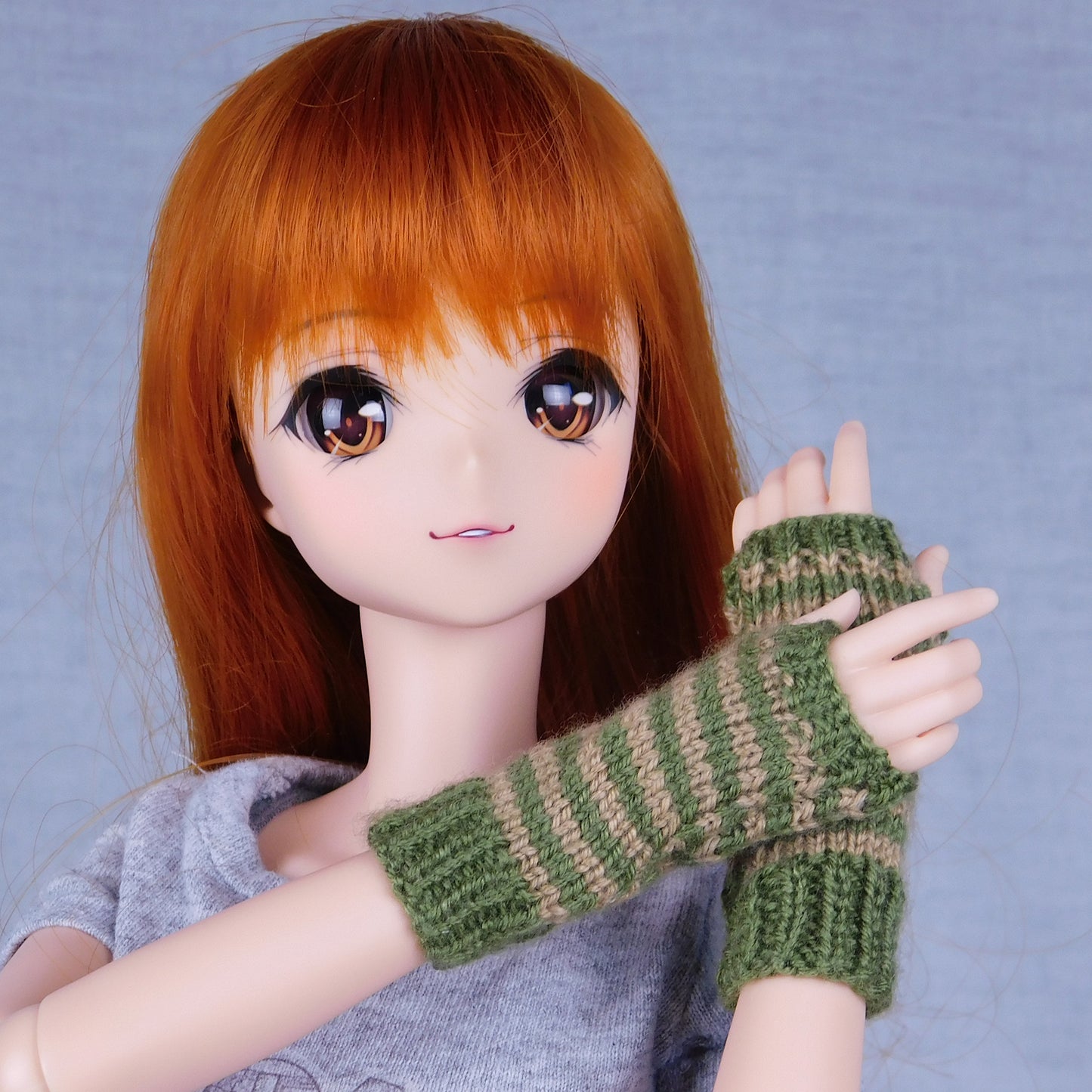 Winter Accessories Mega Set Unisex - All Smart Dolls, 7-9 inch BJD heads - Digital Knitting Pattern
