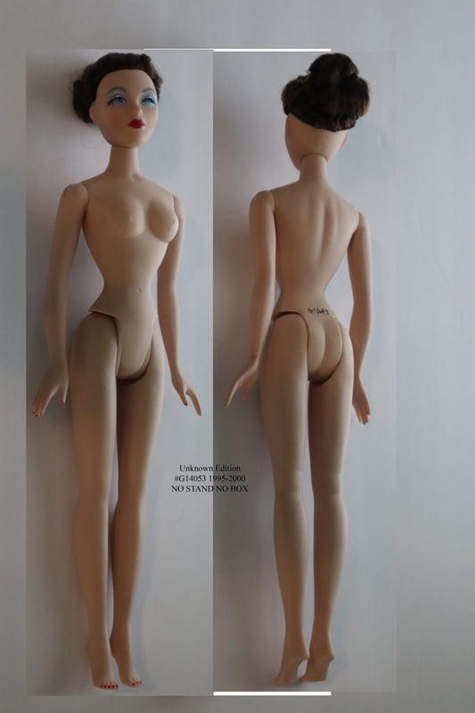 Gene Marshall Nude Doll Brunette Updo