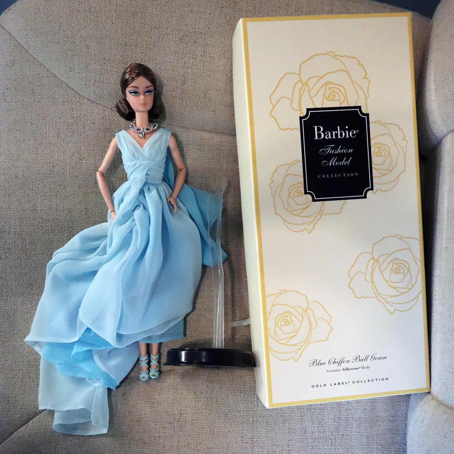 Silkstone Barbie - Blue Chiffon
