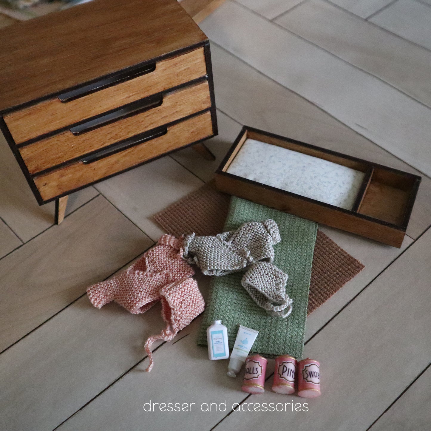 1:12 Woodland Themed Nursery Diorama with Furniture & Accessories