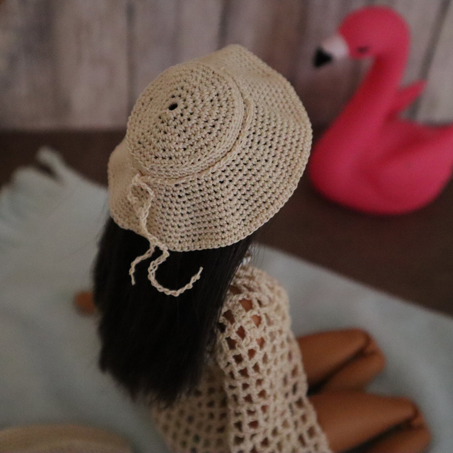 Sunsuit, Cover-Up and Accessory set for 11.5-12inch Fashion Dolls - Digital Crochet Pattern
