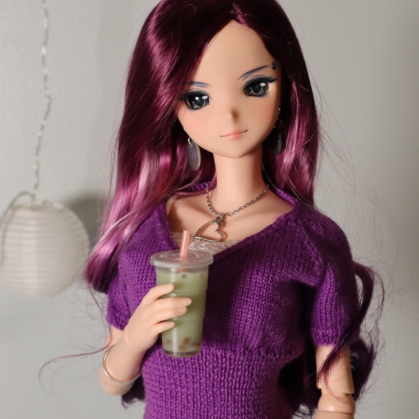 Boba Tea & Frappes - 1/3 & 1/4 scale props for BJDs - To Go Cup