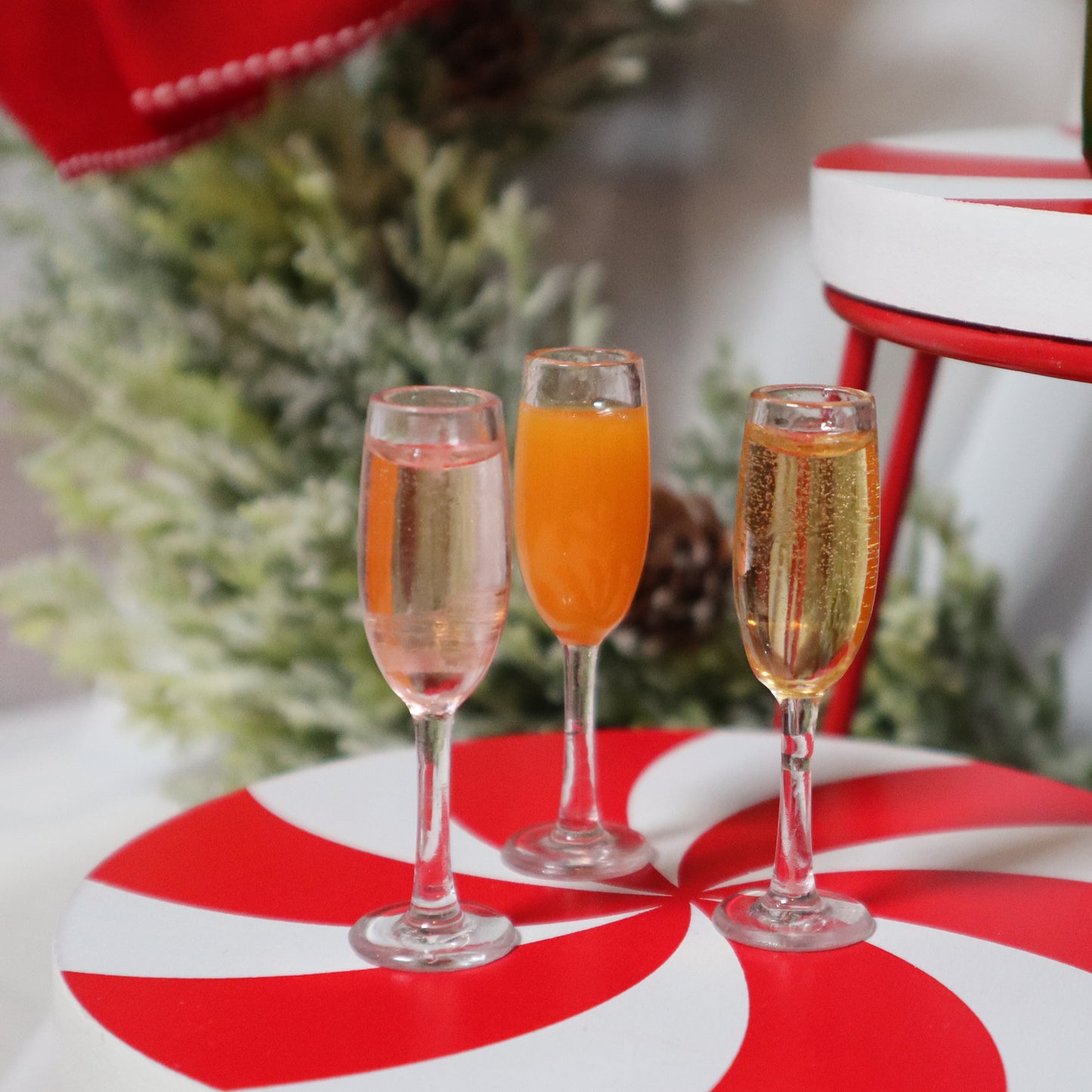 1/3 Scale Prop Set for BJD -  Individual  Champagne Flutes - Choice of 3 types