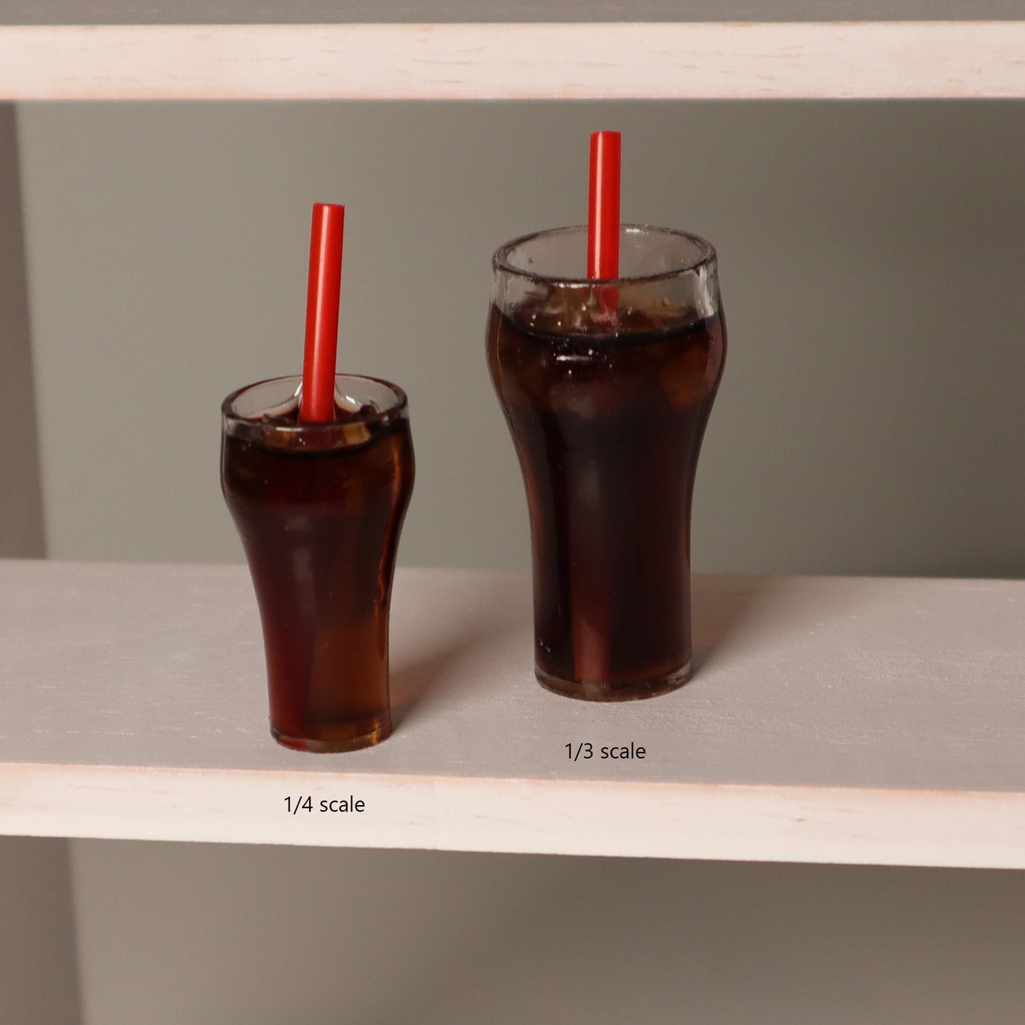 1/3 & 1/4 Scale Prop Set for BJD - Classic Cola Glass