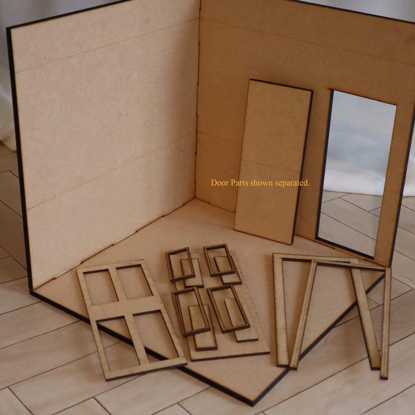 1:12 scale Diorama Room Kit - 3 types and customization