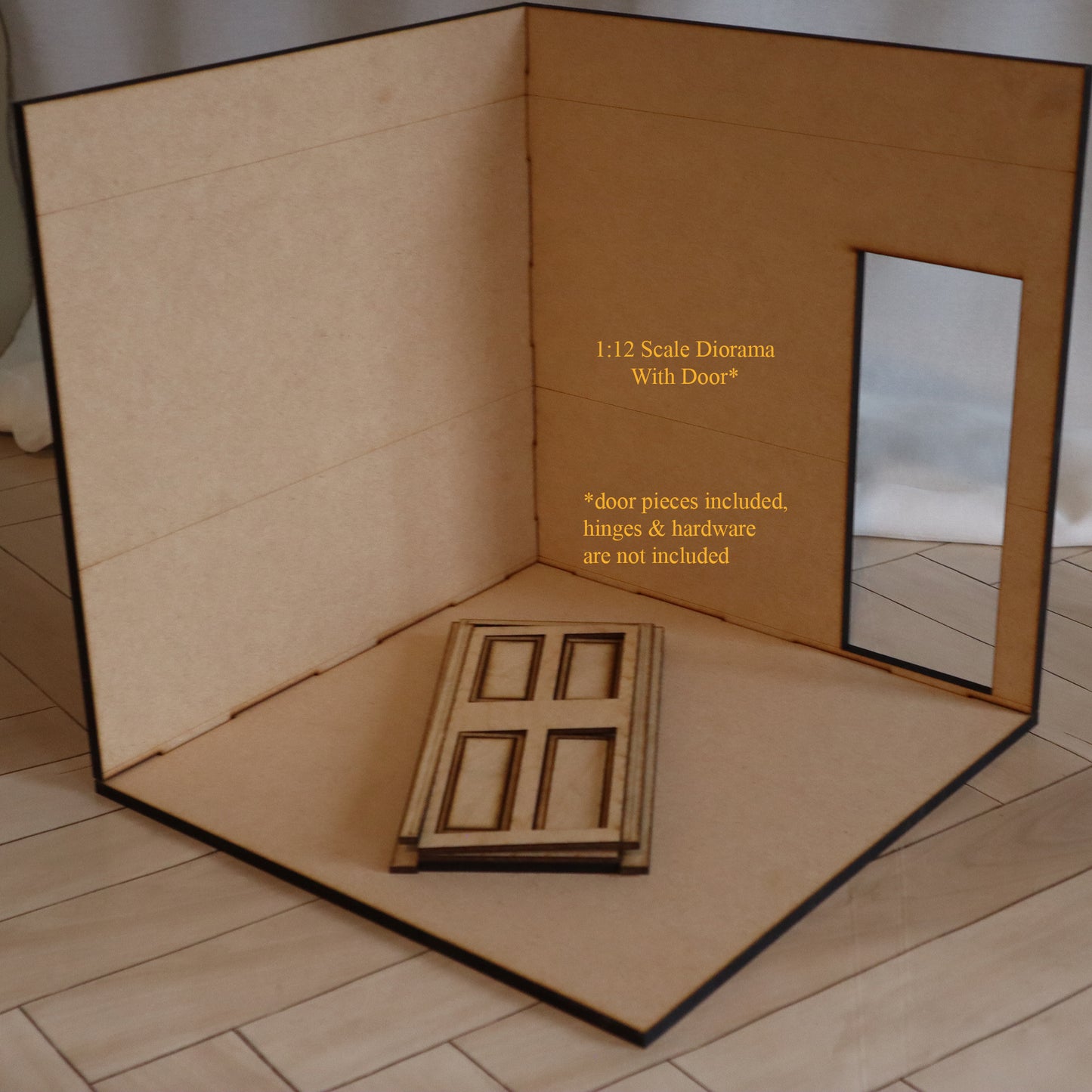 1:12 scale Diorama Room Kit - 3 types and customization