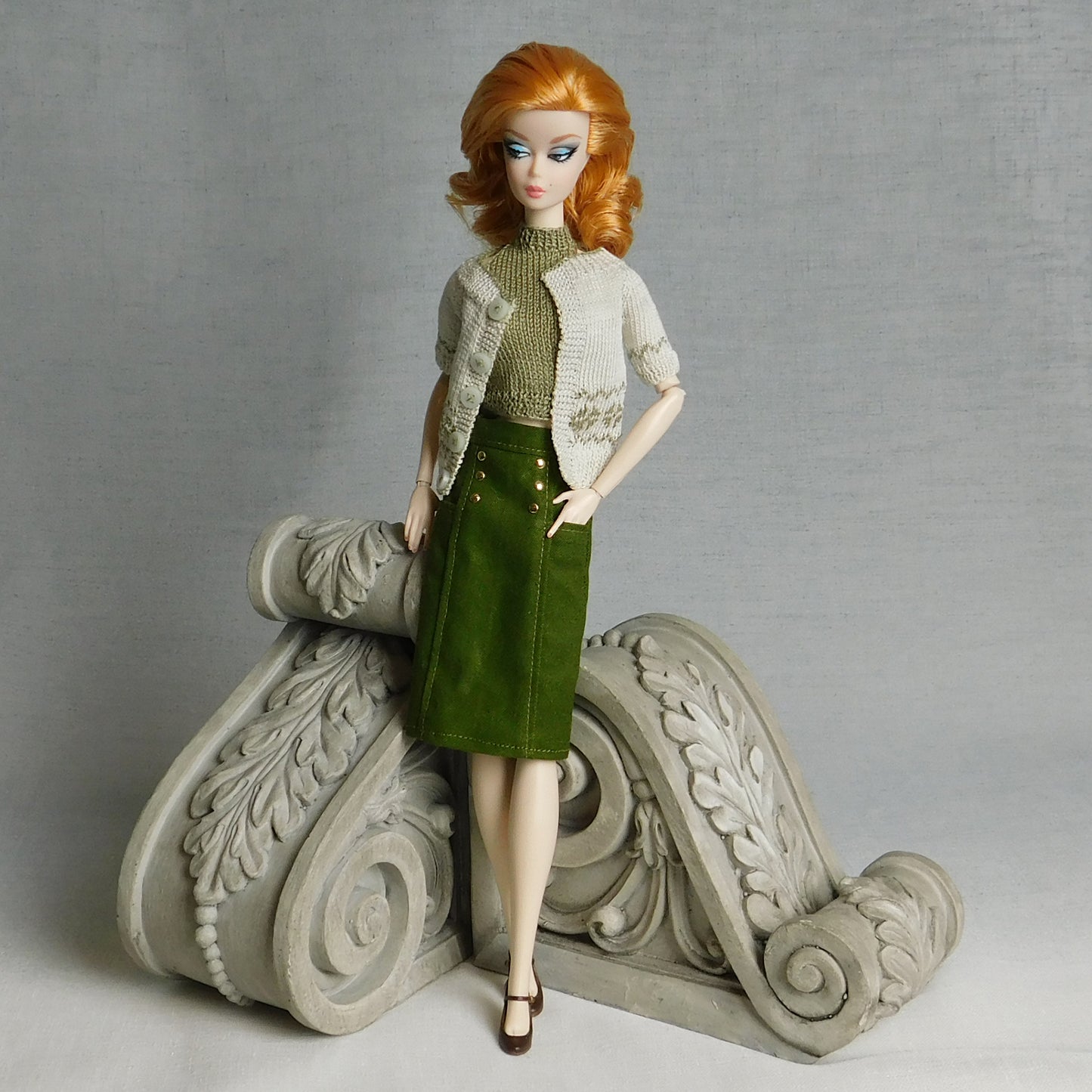 Digital Pattern for Center Panel Skirt for 11.5-12 inch Fashion Dolls
