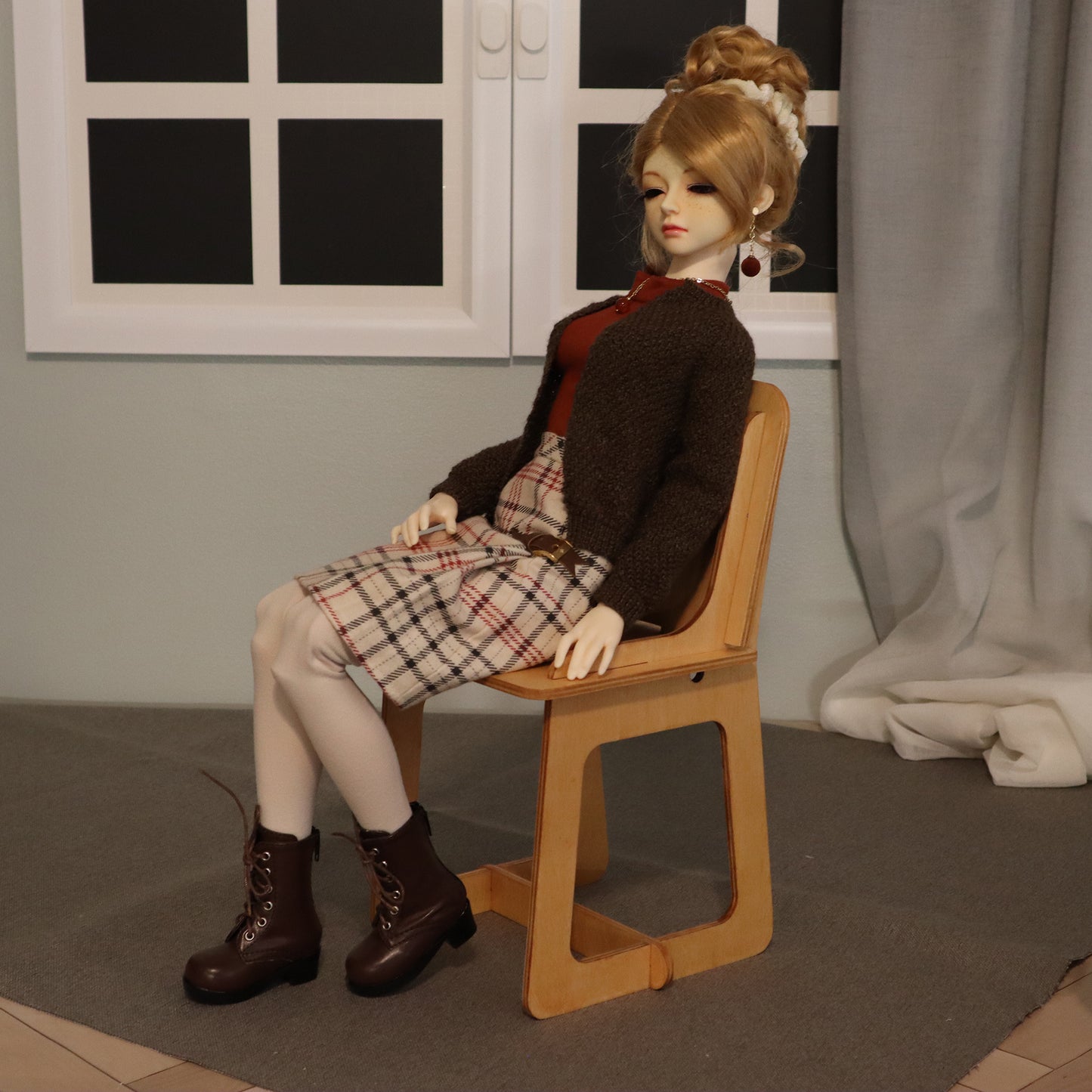 Chair Kit - 1/3  and 1/4 scale Slot Furniture Collection for BJDs