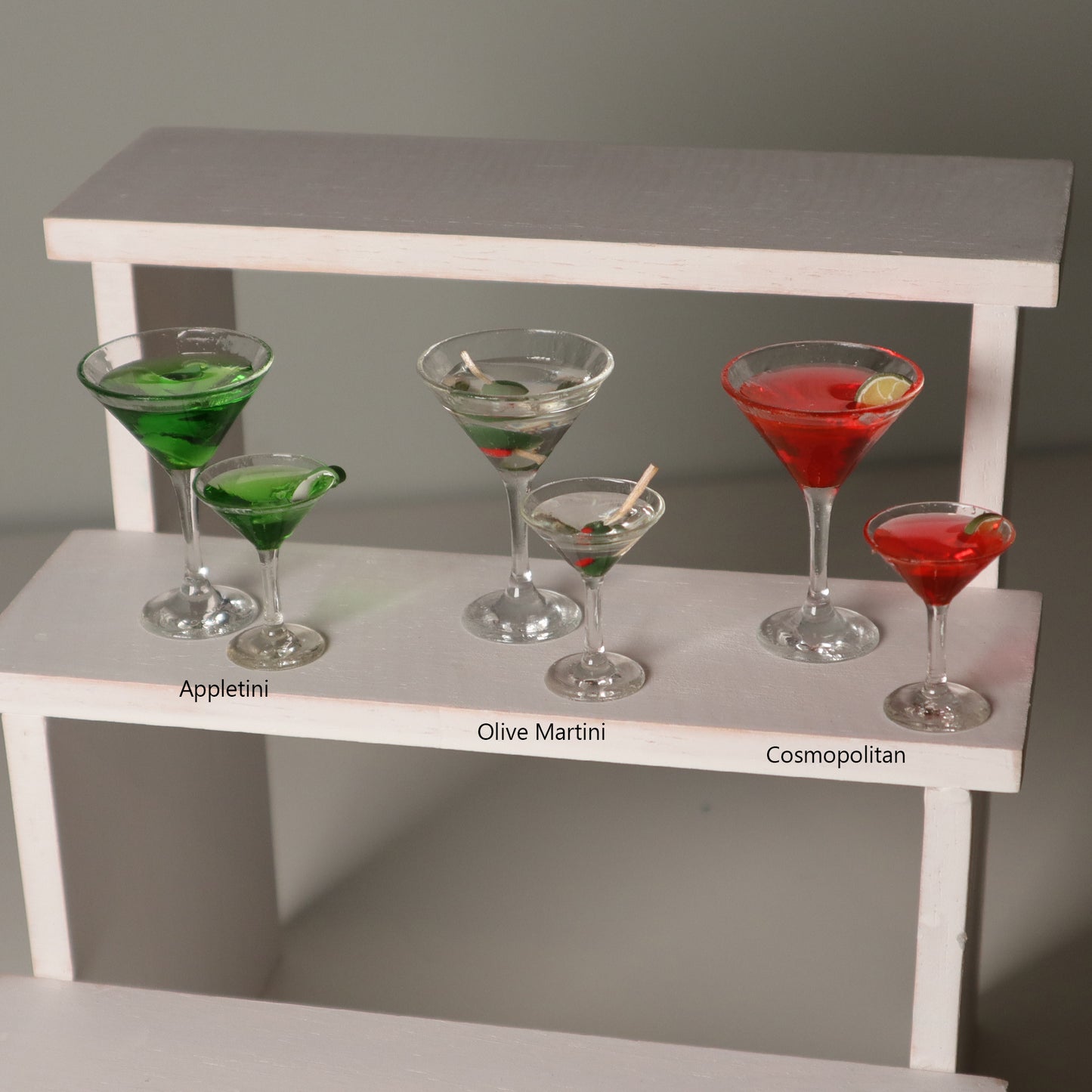 1/3 & 1/4 Scale Prop Set for BJD -  Martinis - 3 types